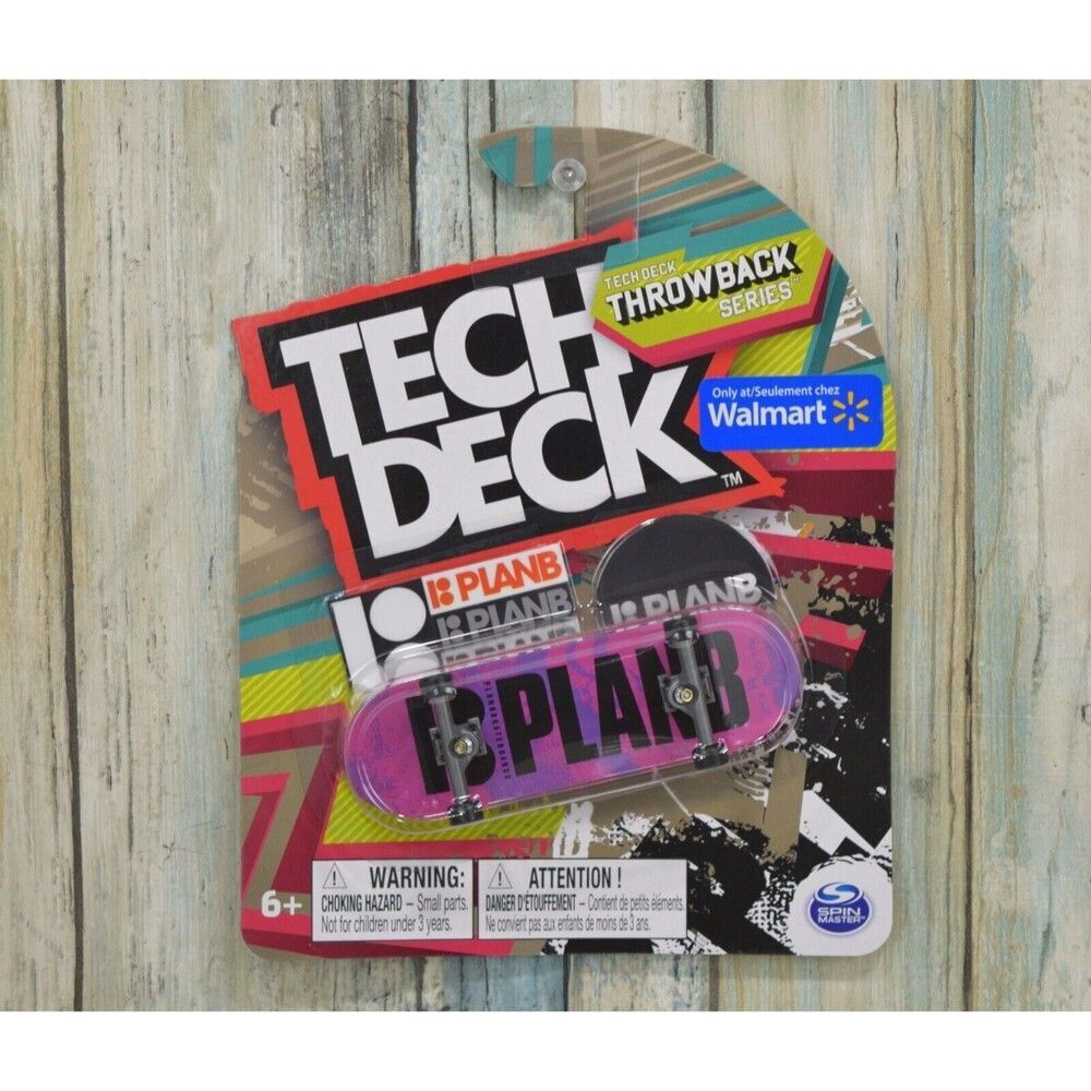 Tech Deck Throwback Fingerboard Plan B ULTRA RARE Finger Skateboard